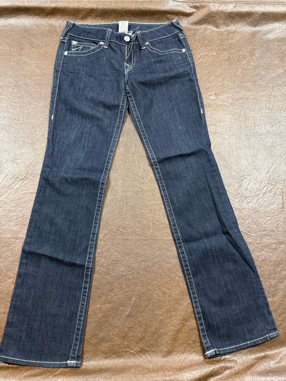 True Religion Dark Indigo Flare Jeans